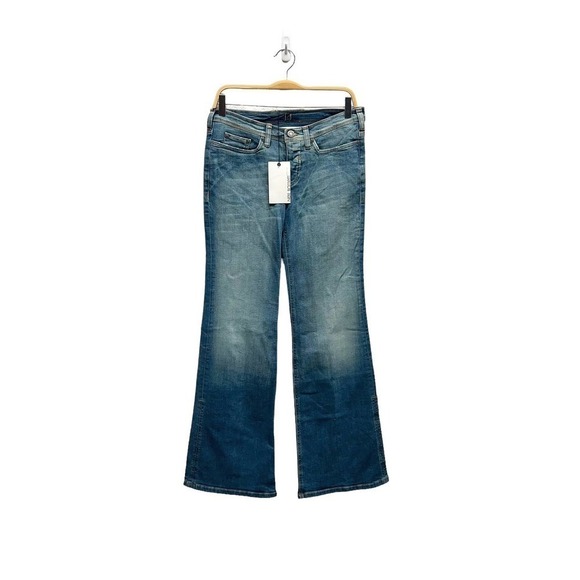 Neil Barrett Flare Blue Jeans‎ Low Rise Size 27 - Picture 1 of 10